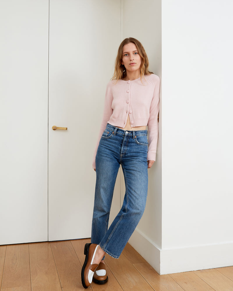 cardigan crop Mila blush 13