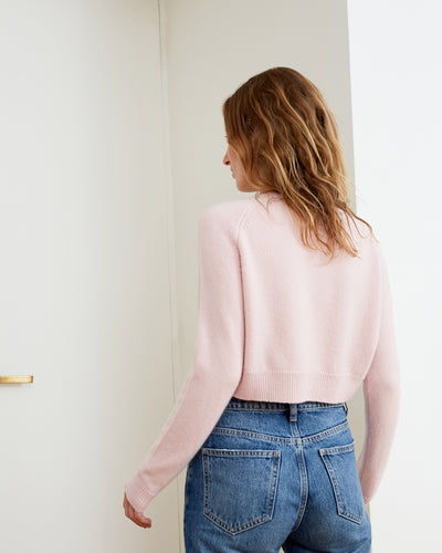 cardigan crop Mila blush 13