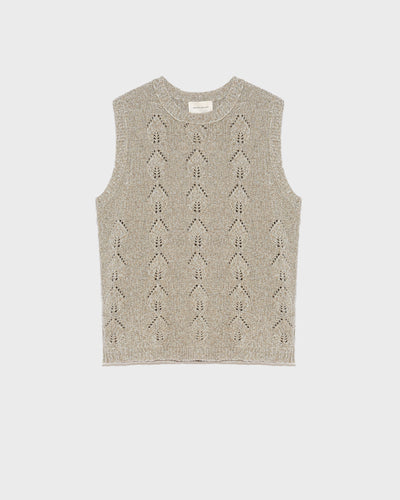 Ele pointelle beige