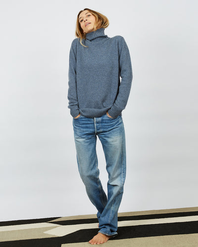 col roulé Pierre denim