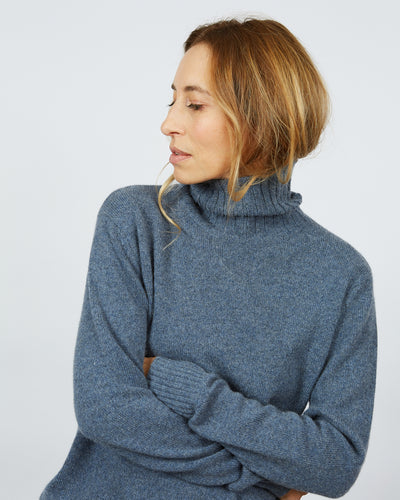 col roulé Pierre denim