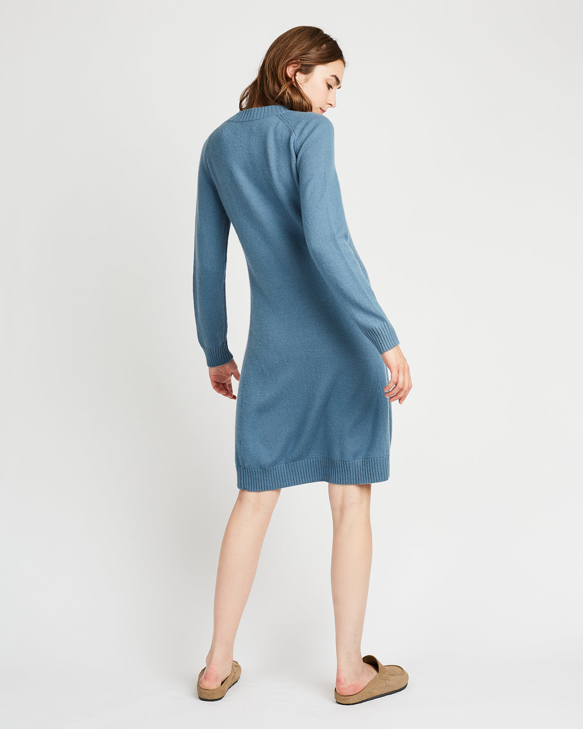robe Aurélie gris bleu