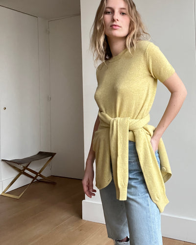 cashmere t-shirt Andre superlight gold