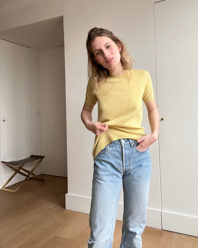 cashmere t-shirt Andre superlight gold