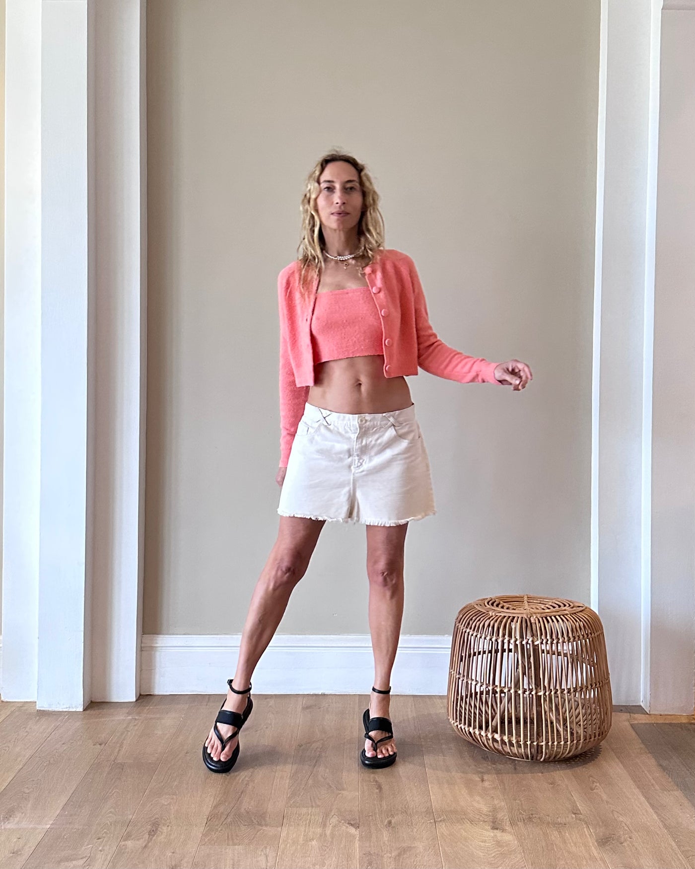 Cardigan crop Mila pivoine 14