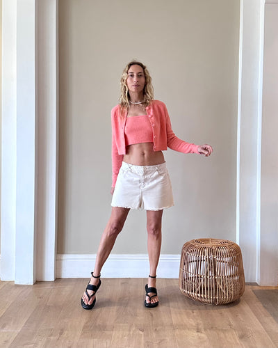 Cardigan crop Mila pivoine 14