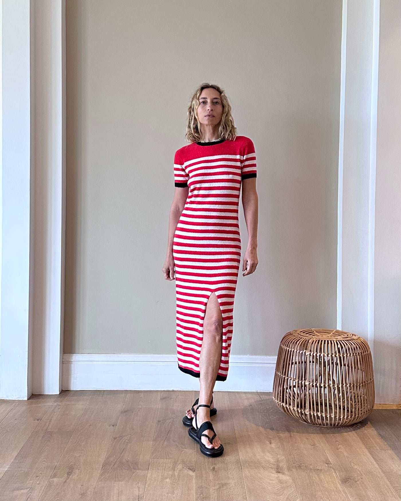 robe Maxi stripes tulipe 14