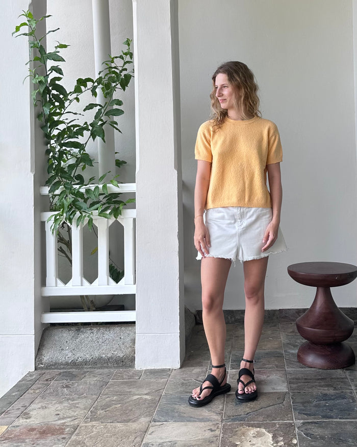 alexandra golovanoff Mini André éponge abricot 14