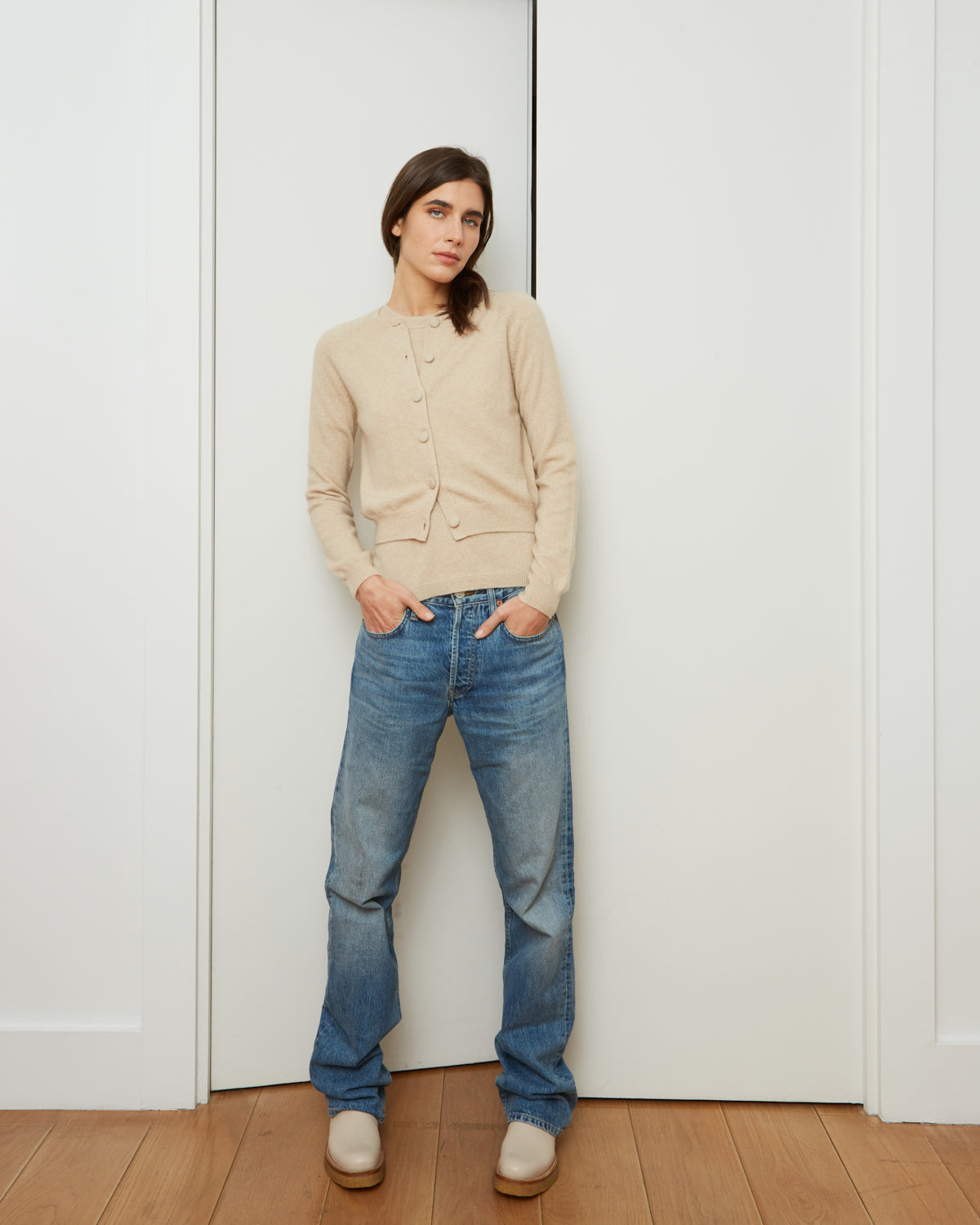 Cardigan Mila light beige 14