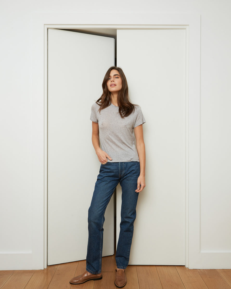 Jean - t-shirt modal cachemire - 1 - Alexandra Golovanoff