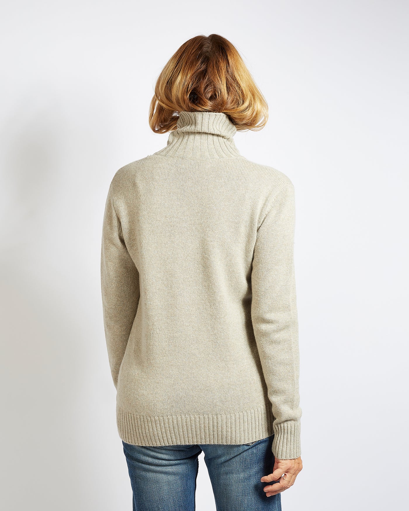 Col roulé turtleneck cachemire sweater jumper cashmere