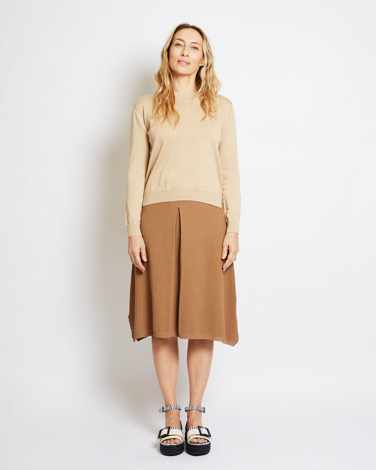 pull Françoise beige
