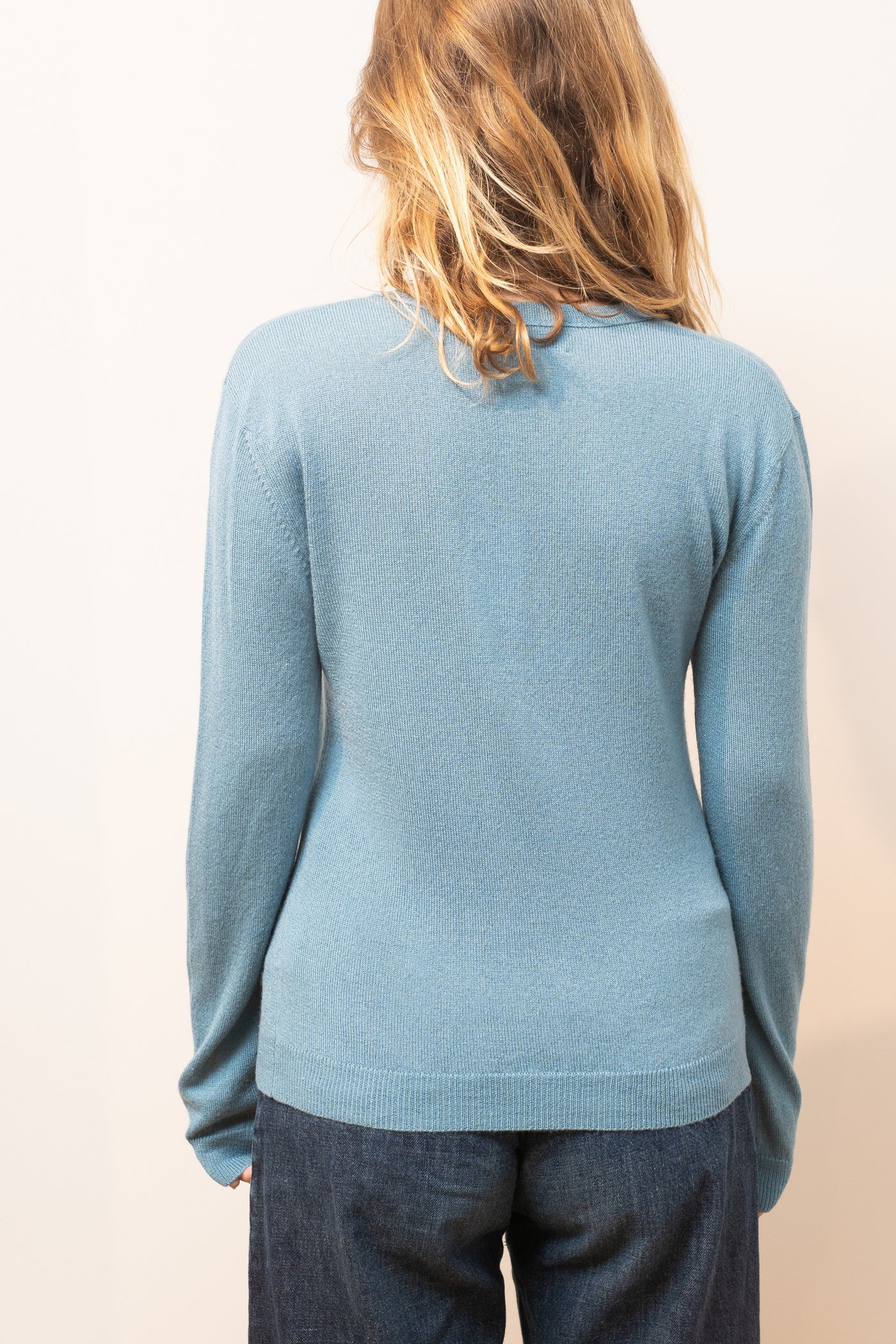 Pull cachemire soie silk cashmere sweater jumper
