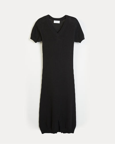Julie black coton dress