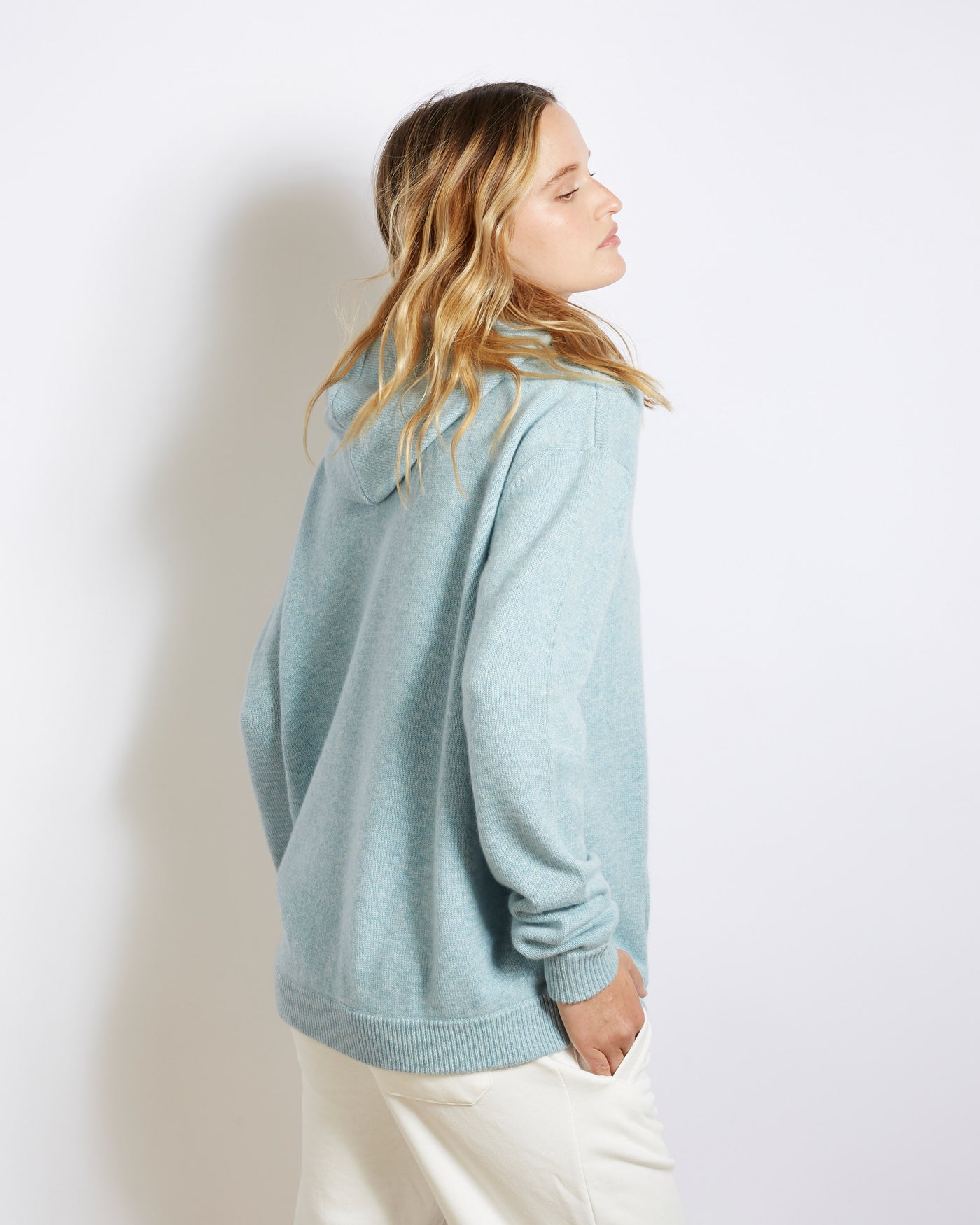 hoodie Ysag bleu ciel