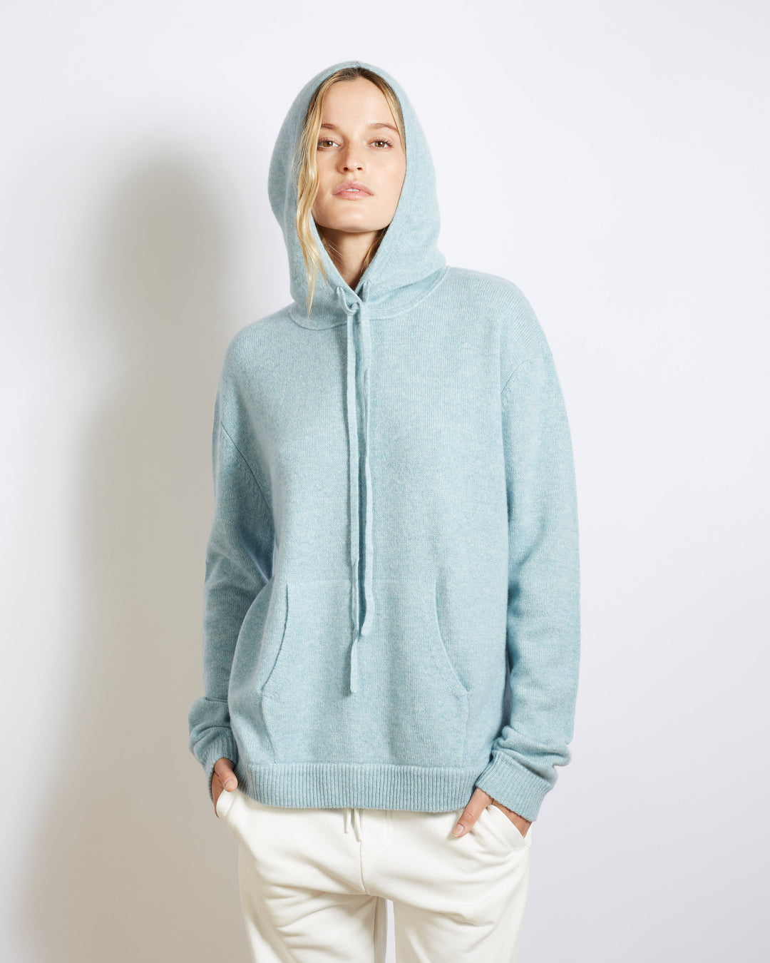 hoodie Ysag bleu ciel